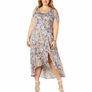 NY Collection cold shoulder petite maxi dress 1XP